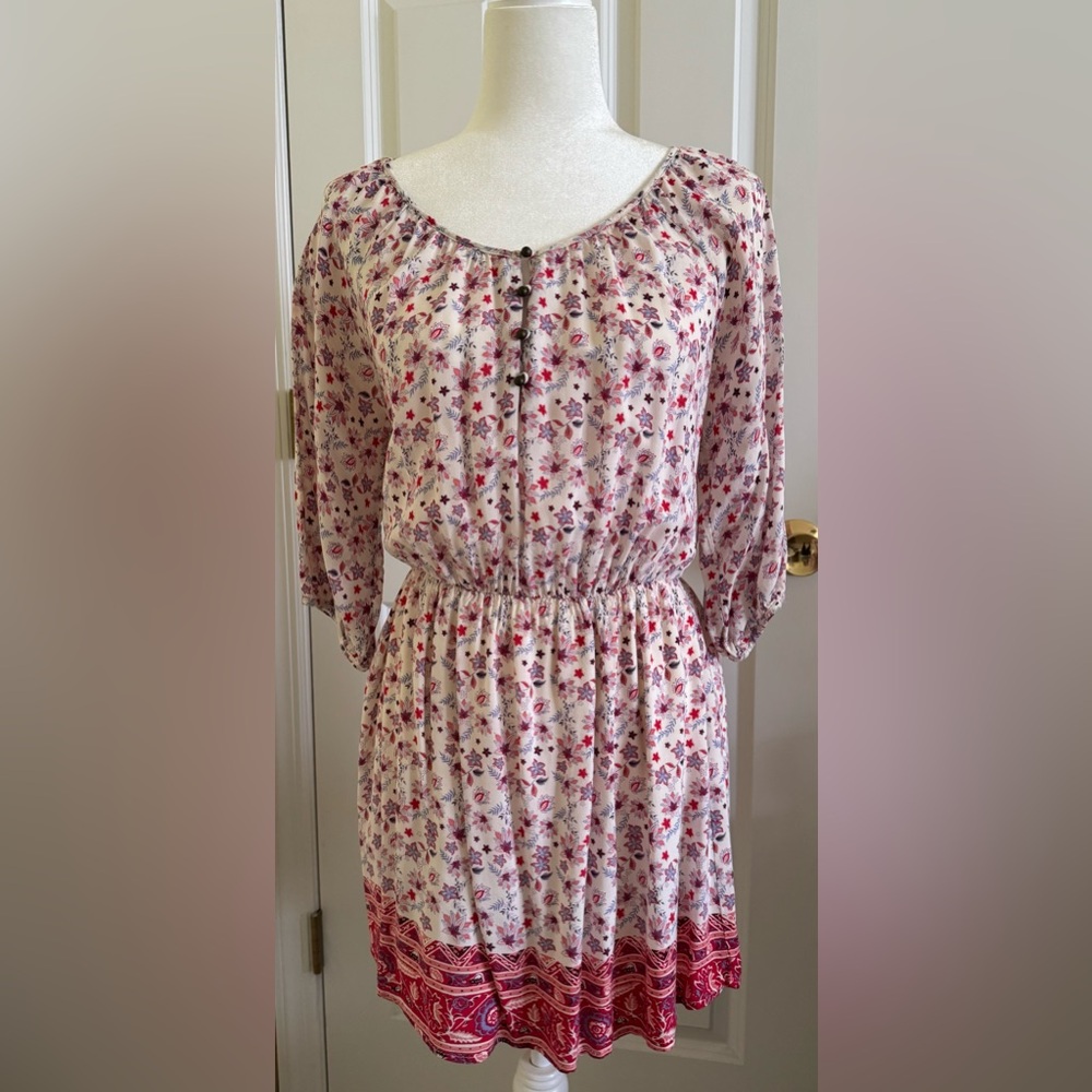 Forever 21 Floral Long Sleeve Dress